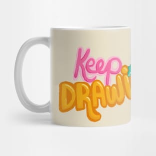 Joseph the encouragement frog wants you to keep drawing Mug